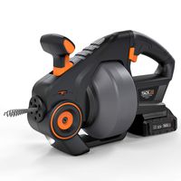 Drain Auger, TACKLIFE Drain Snake 25Ft Automatic Cordless Drain Clog Remover, Replaceable Flexible Shaft and Battery, Best Thanksgiving Gift, 20Volt MAX Li-Ion, Ideal Drain Snake Power Tool - HGDDC1A