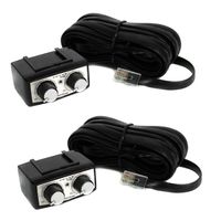 Rockford Fosgate New PPB1 Punch Amplifier Remote Bass/Treble Dual Knob EQ Boost (2 Pack)