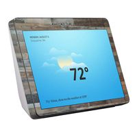 MightySkins Skin Compatible with Amazon Echo Show (2nd Gen) - Gray Wood | Protective, Durable, and Unique Vinyl Decal wrap Cover | Easy to Apply, Remove, and Change Styles | Made in The USA