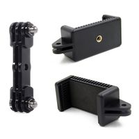 Livestream Gear - Dual Device Mount Parts for Streaming or Video Recording with 2 Phones. Also Works with Sport Camera, or Canon Camera. Any Device, Multiple Orientations. (2 Device Mount Parts)
