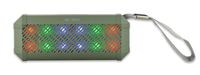 Wireless Bluetooth Portable Speaker with FM & LED Light Show TF/SD Ready (Green)