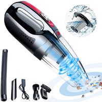 Handheld Vacuum Cleaner,Upgraded Powerful Vacuum Cleaner with HEPA Filter,Portable Rechargeable Hand Vac with Quick Charge Lightweight for Car Kitchen Home Cleaning