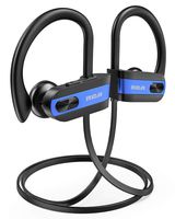 RCA Bluetooth headphones, IPX7 Waterproof Wireless Bluetooth 5.0 Earbuds with Mic, HiFi Stereo In-Ear Sports Earphones for Running Workout Gym, Noise Cancelling Headphones 12 Hours Playtime