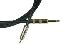 Conquest Sound HRQ 3 Hi Definition 3-Foot Instrument Cable1/4-Inch Straight to RCA Male