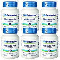 Life Extension MELATONIN 300 MCG 100 Vegetarian Capsules (Multi-Pack)