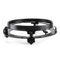 SKTYANTS 7 inch Headlight Bracket Ring Mounting for Harley Davidson(Black)