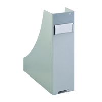STEELMASTER Magazine Bin, Silver (27112350)