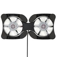 Festnight Mini Portable Folding Foldable USB Dual Fan Cooler Cooling Pad for PC Laptop Notebook 7"~15"
