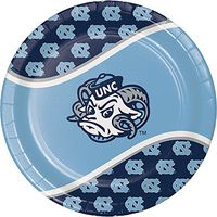 Creative Converting North Usrolina Tar Heels Dinner Paper Plates (8 Count)