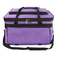 Large Fundamentals Art & Crafts Supplies Organizer Bag Padded Tote Adjustable Shoulder Bag Foldable Essentials Art Storage Cargo Carry Case for Brush Markers Pencils Sketchbook Watercolors Art Palette