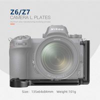 LPN-Z6/Z7 L Plate Vertical L-Shaped Plate Aluminum Alloy Camera Photography Tripod PTZ Photography Accessories for Z7 Camera