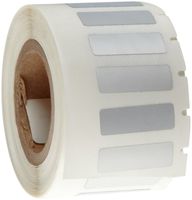 Brady CL-0411-969 LS2000 0.75" Width x 0.25" Height, B-969 Metallized Polyester, Matte Finish Silver Printer Label (500 per Roll)