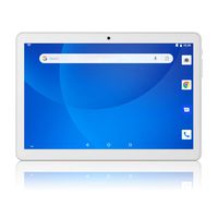 Lectrus 10.1" Tablet Android 8.1Go, Dual Band 5G/2.4G WiFi, Dual Camera,16GB Storage, Quad Core, IPS HD Display,TF Card Slot,Support OTG,USB, GPS,Bluetooth,FM, Silver