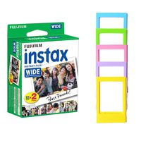 Fujifilm Instax Wide Instant Film (20 Shots) + Photo Frames - Deluxe Bundle