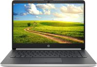 2019 HP 14 Thin & Light 14" Laptop HD BrightView Micro-Edge Display Intel Pentium Gold 4417U 2.3GHz 8GB RAM 128GB M2 SSD Webcam Bluetooth Type-C Webcam HDMI SD Card Reader Win 10 Silver