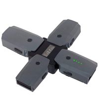 Fstop Labs Accessories for DJI Mavic Pro/Platinum 4 in 1 Rapid Battery Charger Smart Multi Battery Intelligent Charging Hub with Charge Indicator LCD Display