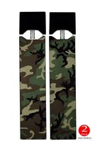 Vinyl Decal Stickers - Camo Print - Skin Wrap for Juul Vape (2 Pack)