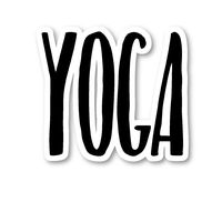 Yoga Sticker Inspirational Quotes Stickers - Laptop Stickers - Vinyl Decal - Laptop, Phone, Tablet Vinyl Decal Sticker S183185