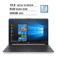 2019 Newest HP Pavilion 15t 15.6 Inch FHD 1080P Laptop (10th Gen Inter 4-Core i7-10510U up to 4.9GHz, 8GB DDR4 RAM, 256GB SSD, Inter UHD, WiFi, Bluetooth, HDMI, Webcam, Windows 10) (Silver)
