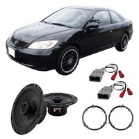 Compatible with Honda Civic 2001-2005 Front Door Factory Replacement Harmony HA-R65 Speakers New