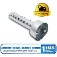 Maso Exhaust Muffler Silencer Pipe Universal 60mm Motorcycle Exhaust Can Mufflers Pipe Baffle DB Killer