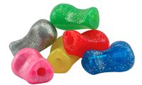 The Pencil Grip Glitter, Universal Ergonomic Training Gripper for Righties and Lefties, 6 Count Assorted Colors (TPG-11206)