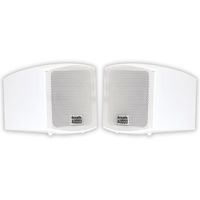 Acoustic Audio AA321W Mountable Indoor Speakers 400 Watts White Bookshelf Pair