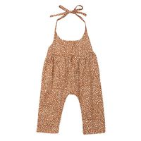 Summer Newborn Baby Clothes - vermers Toddler Kids Baby Girl Sling Floral Print Romper Jumpsuit Clothes Sunsuit Outfit Yellow