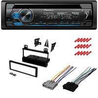 CACHÉ KIT2475 Bundle w/Single Din Car Stereo Bluetooth CD Receiver for 2006-2007 Ford Escape w/Smart Sync, Pandora Control, Spotify, Front USB, AUX Input w/in Dash Installation Kit (4item)