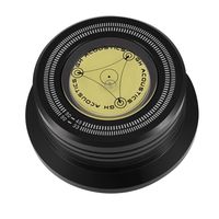 Fosa Record weight, 50Hz Weight Stabilizer Turntable Disc Record Stabilizer Clamp with Bubble Level for LP Vinyl Record Weight Player(Black)