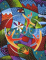 Hi-Look Microfiber Cleaning Cloth - Rainbow