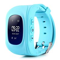 Mandorra Q50 GPS Kids Watches Baby Smart Watch for Children SOS Call Location Finder Locator Tracker Anti Lost Monitor Smartwatch (Blue)