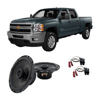 Compatible with Chevy Silverado Pickup 1999-2007 Rear Door Factory Replacement HA-R65 Speakers