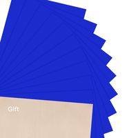 JANDJPACKAGING Royal Blue Heat Transfer Vinyl for T Shirts - 10 Pack Blue HTV Vinyl 12"x10" for Garments Bags and Other Fabrics