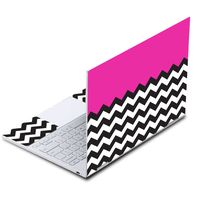 MightySkins Skin Compatible with Google Pixelbook - Hot Pink Chevron | Protective, Durable, and Unique Vinyl Decal wrap Cover | Easy to Apply, Remove, and Change Styles | Made in The USA