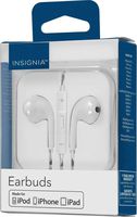 Insignia Wired Earbuds Off-White