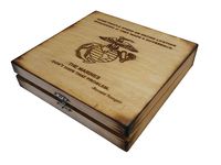 USMC Keepsake Box - Made a Difference - Ronald Reagan Marine Corps Quote Keepsake Box - Boot Camp Graduation Gift