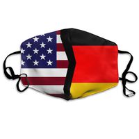United States and Germany Flags Dust Mask,Washable and Reusable Cleaning Gardening Outdoor Activities Warm Windproof Mask