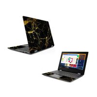 Mightyskins Skin Compatible with Lenovo Flex 6 11" (2018) - Black Gold Marble | Protective, Durable, and Unique Vinyl Decal Wrap Cover | Easy to Apply, Remove, and Change Styles | Made in The USA