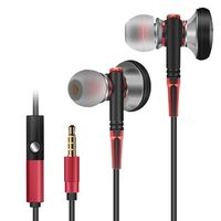 HUAYT in-Ear Headphones, Wired Noise Cancelling Earbuds/Earphones with Microphone and Remote Compatible for Samsung iOS and All Smartphones 3.5mm Jack Headset