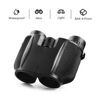 mijiaowatch 10x25 Binoculars for Adults, Compact Folding High Powered Binoculars for Bird Watching Lightweight Binoculars for Outdoor Sports Games and Concerts