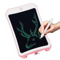 8.5 Inch Writing &Drawing Board Doodle Board Toys for Kids, JRD&BS WINLBirthday Gift for 4-5 Years Old Kids & Adults LCD Writing Tablet with Stylus Smart Paper for Drawing Writer  (Pink-White)