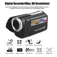 Dongdongole Portable Digital Video Camera Rotatable 1.5'' LCD Display Screen 1080P HD Camcorder Video Camera Camcorders
