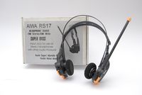 Aiwa Radical HR-RS17 Headphone Radio FM Stereo AM Wide SUPER BASS - Input jack for use as stereo headphones with other audio products.RARE!!!
