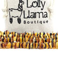 Adult Baltic Amber Necklace - All Natural Pain Relief for Adults to Help Migraines, Sinus, Arthritis and More! - Multi-Stone