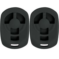 Keyless2Go 2 New Silicone Cover Protective Case for Select GM Remote Key Fobs M3N65981403 - Black