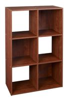 ClosetMaid 4104 Cubeicals Organizer, 6-Cube, Dark Cherry