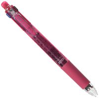 Zebra Multi Function Sarasa 0.4mm Black/Red/Blue/Green Ink Ball Point Pen, 0.5mm Mechanical Pencil, Pink Body (J4SAS11-P)
