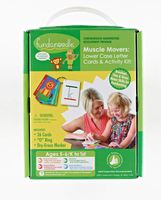 Fundanoodle Muscle Movers Lower Case Letter Cards and Activity Kit, Ages 5-6/K to First Grade (15282)