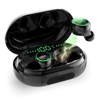 Wireless Earbuds, STRAWBLEAG Bluetooth 5.0 Wireless Headphones, IPX8 Waterproof Premium Stereo Sound Bluetooth Earbuds 150H Playtime with 3500mAh LED Battery Display Charging Case Built-in Mic